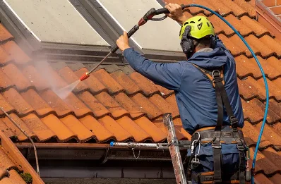 Démoussage et hydrofuge de toiture à Lesneven